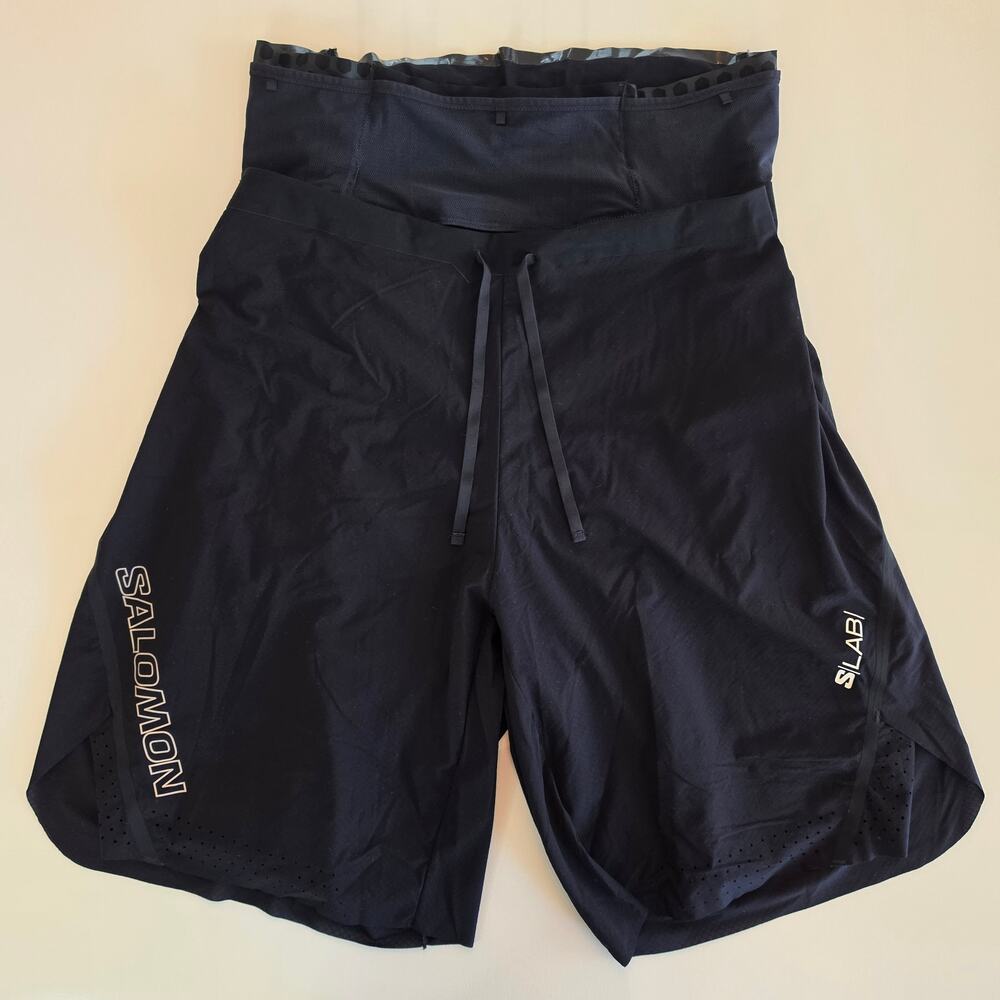 Salomon S/LAB Ultra 2in1 Men's Short Black Sz XL NWT